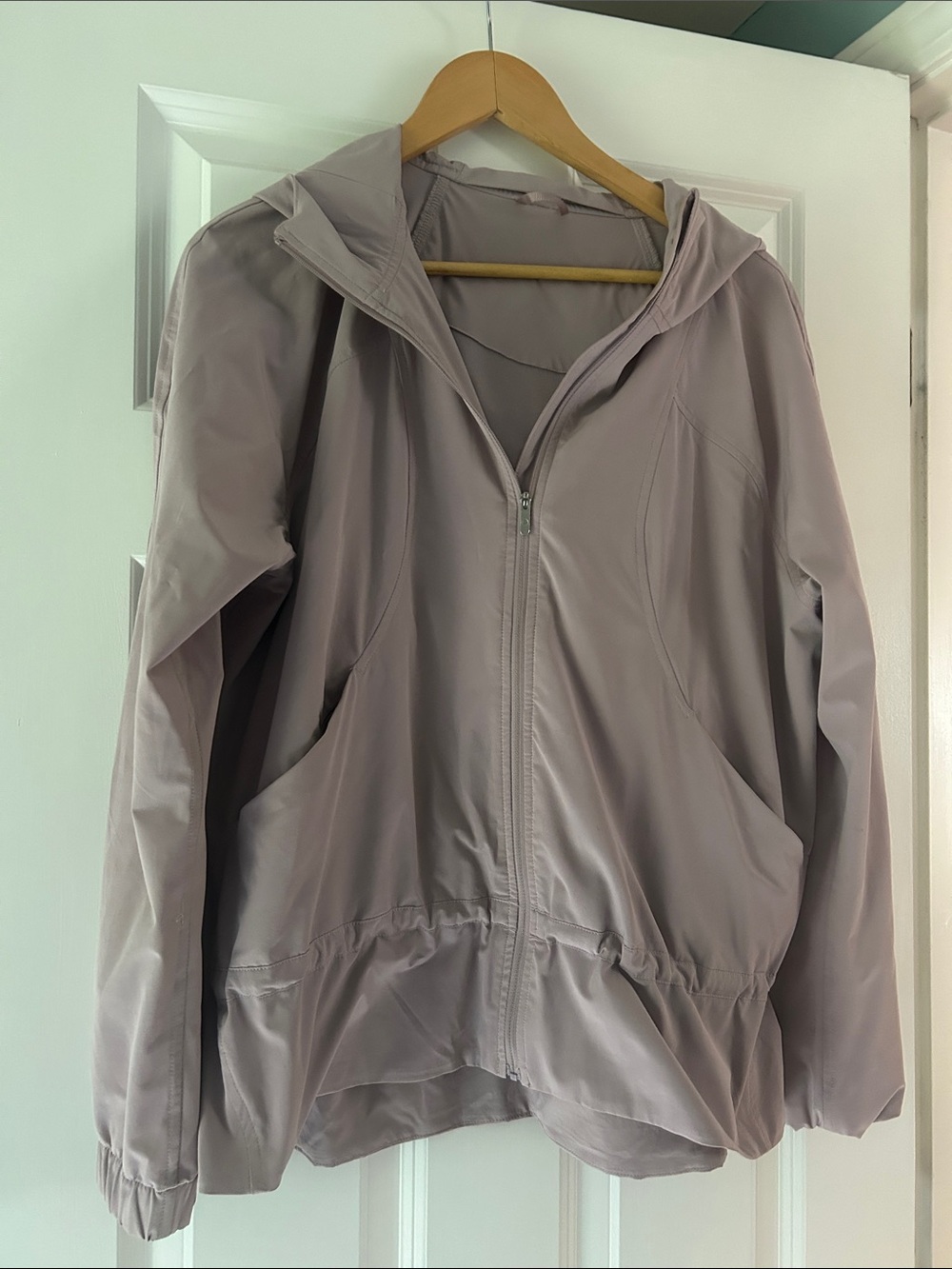 lululemon athletica Lightweight Hooded Zip Jacket in Mauve